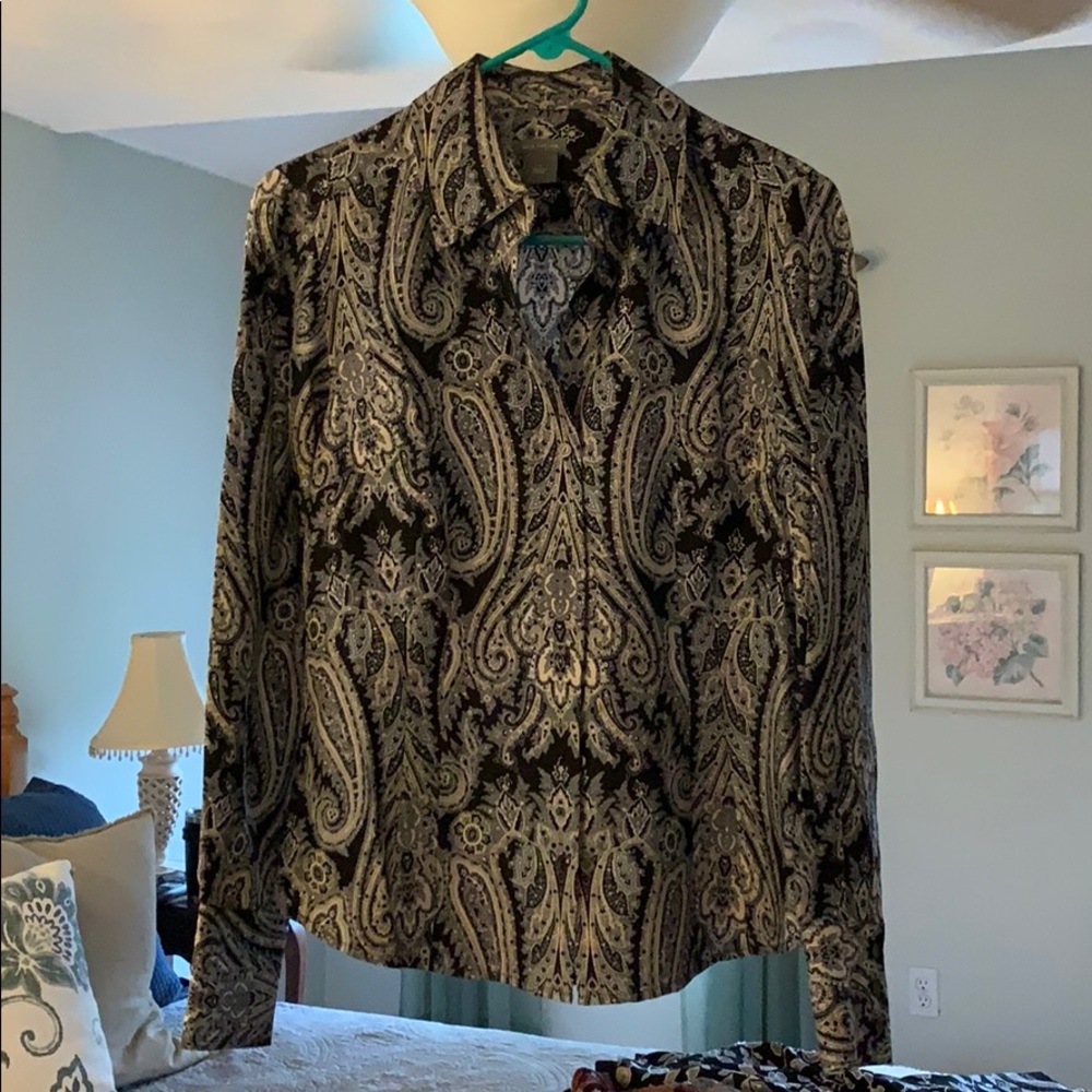 Paisley Ann Taylor blouse. Size 6